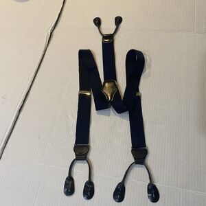 Made In England Mens Blue Suspenders